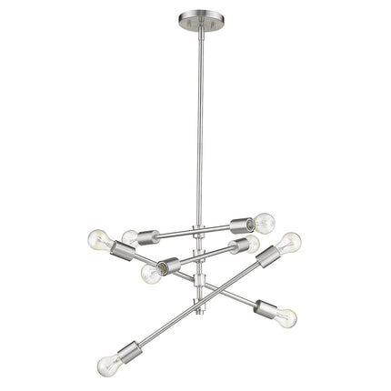 Calix 8-Light Satin Nickel Pendant Home Decor > Lighting > Ceiling Lights > Pendant Lights TriadCommerceInc Default Title