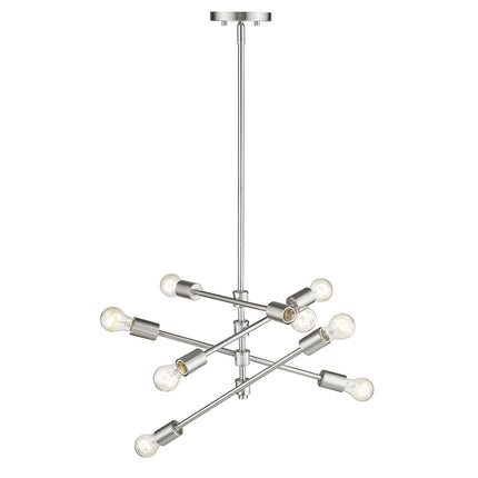 Calix 8-Light Satin Nickel Pendant Home Decor > Lighting > Ceiling Lights > Pendant Lights TriadCommerceInc
