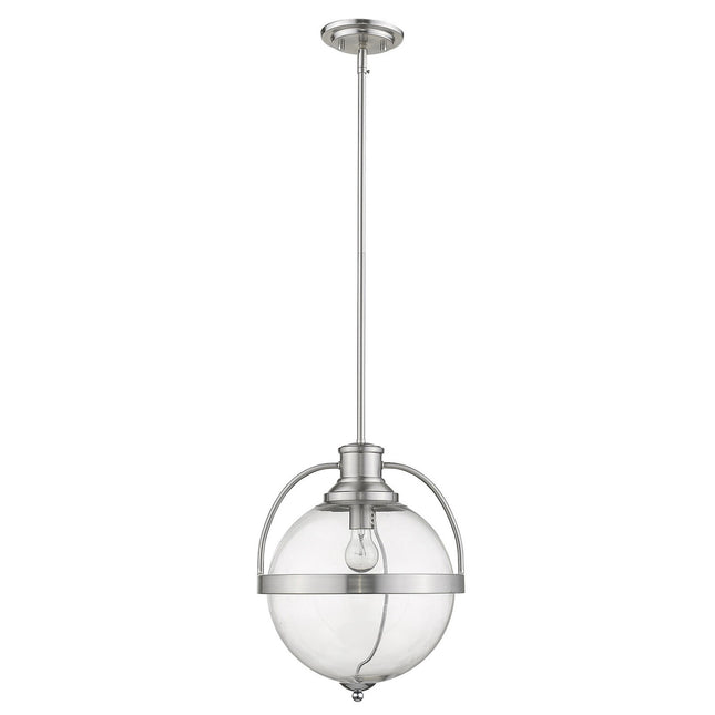 Kassian 1-Light Satin Nickel Pendant Home Decor > Lighting > Ceiling Lights > Pendant Lights TriadCommerceInc Default Title