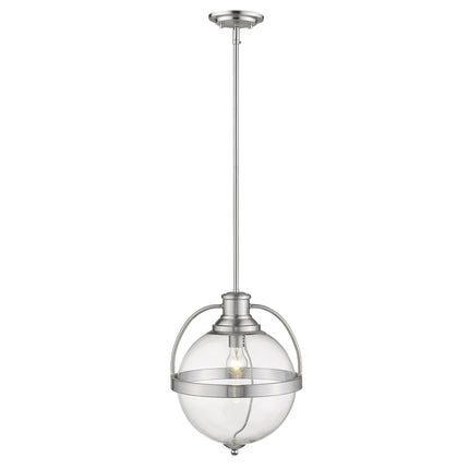 Kassian 1-Light Satin Nickel Pendant Home Decor > Lighting > Ceiling Lights > Pendant Lights TriadCommerceInc