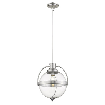 Kassian 1-Light Satin Nickel Pendant Home Decor > Lighting > Ceiling Lights > Pendant Lights TriadCommerceInc