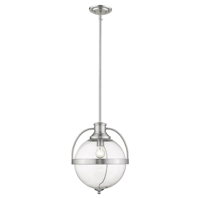 Kassian 1-Light Satin Nickel Pendant Home Decor > Lighting > Ceiling Lights > Pendant Lights TriadCommerceInc