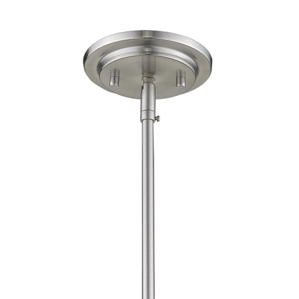 Kassian 1-Light Satin Nickel Pendant Home Decor > Lighting > Ceiling Lights > Pendant Lights TriadCommerceInc