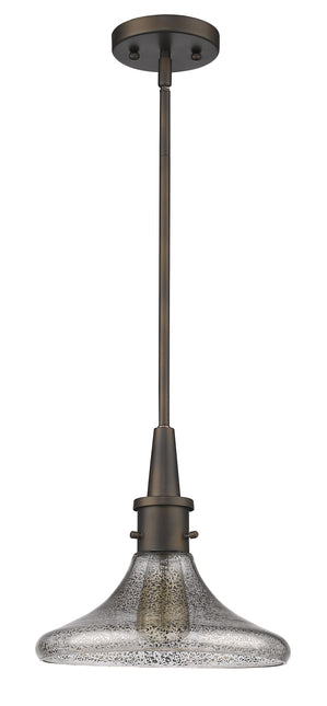 Antique Bronze Hanging Light with Pebbled Glass Shade Home Decor > Lighting > Ceiling Lights > Pendant Lights TriadCommerceInc Default Title