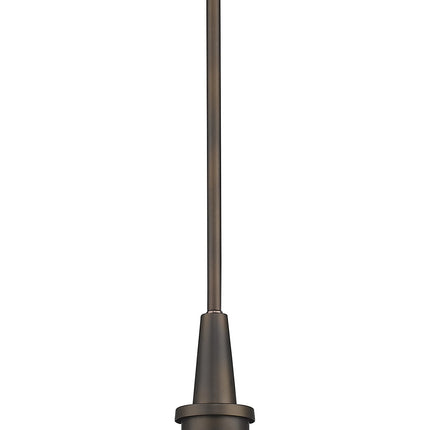 Antique Bronze Hanging Light with Pebbled Glass Shade Home Decor > Lighting > Ceiling Lights > Pendant Lights TriadCommerceInc