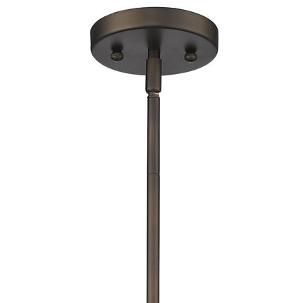 Antique Bronze Hanging Light with Pebbled Glass Shade Home Decor > Lighting > Ceiling Lights > Pendant Lights TriadCommerceInc