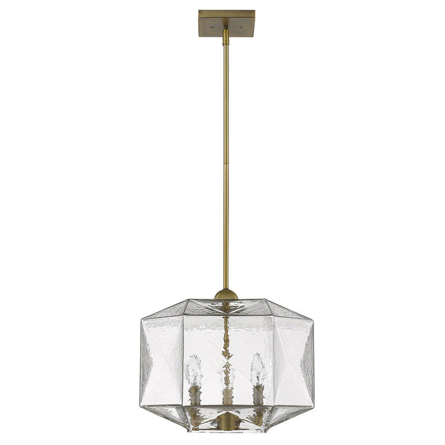 Loft 3-Light Brass Pendant Pendants TriadCommerceInc   