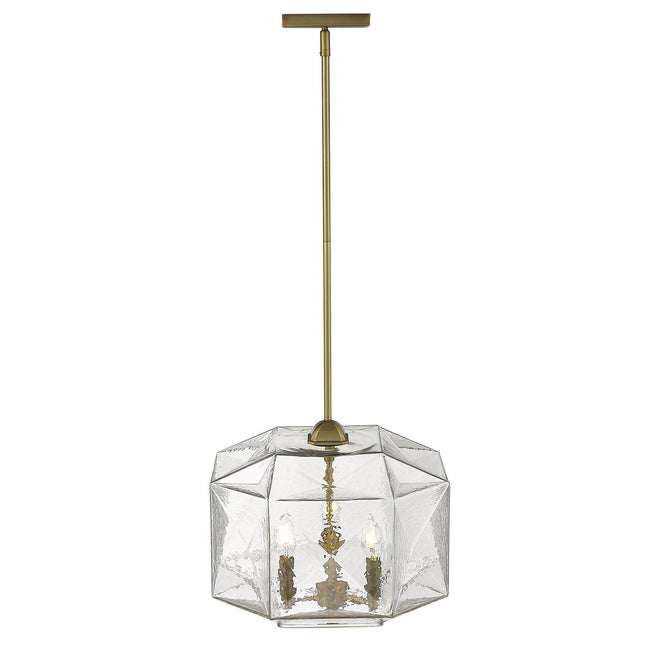 Loft 3-Light Brass Pendant Pendants TriadCommerceInc   