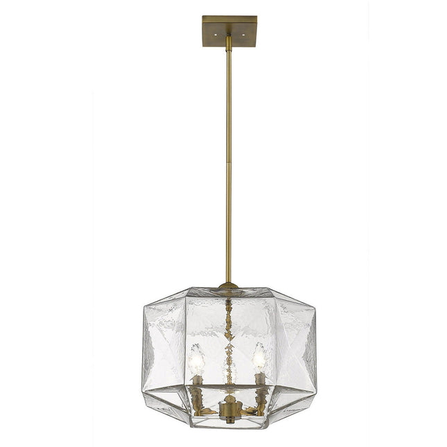 Loft 3-Light Brass Pendant Pendants TriadCommerceInc   