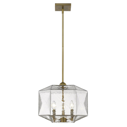 Loft 3-Light Brass Pendant Pendants TriadCommerceInc   