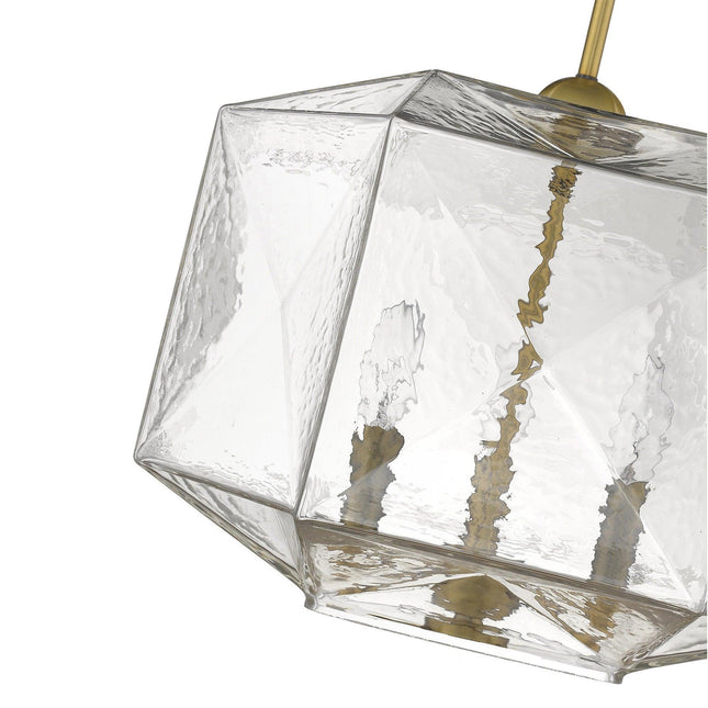 Loft 3-Light Brass Pendant Pendants TriadCommerceInc   