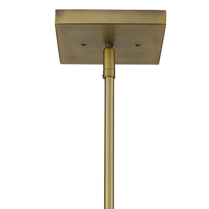 Loft 3-Light Brass Pendant Pendants TriadCommerceInc   