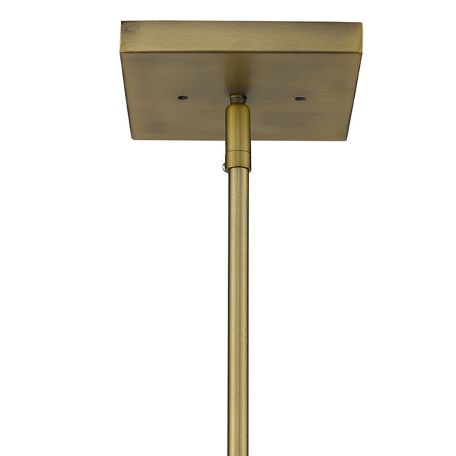 Loft 3-Light Brass Pendant Pendants TriadCommerceInc   
