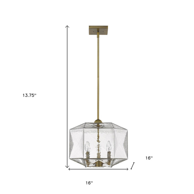 Loft 3-Light Brass Pendant Pendants TriadCommerceInc Default Title  