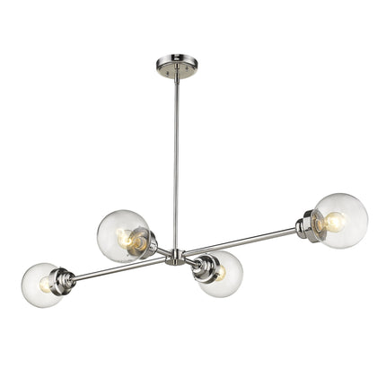 Portsmith Polished Nickel 4-Light Island Pendant Lighting Home Decor > Lighting > Ceiling Lights > Pendant Lights TriadCommerceInc
