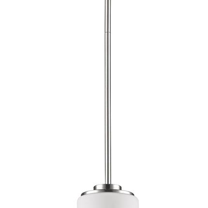 Silver Frosted Glass Pendant Light Modern Hanging Fixture Home Decor > Lighting > Ceiling Lights > Pendant Lights TriadCommerceInc Default Title