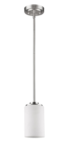 Silver Frosted Glass Pendant Light Modern Hanging Fixture Home Decor > Lighting > Ceiling Lights > Pendant Lights TriadCommerceInc Default Title