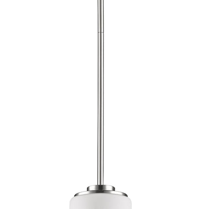 Silver Frosted Glass Pendant Light Modern Hanging Fixture Home Decor > Lighting > Ceiling Lights > Pendant Lights TriadCommerceInc