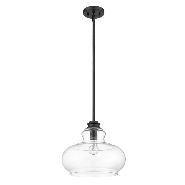 Torrel Matte Black Single Light Pendant Light Fixture Home Decor > Lighting > Ceiling Lights > Pendant Lights TriadCommerceInc Default Title