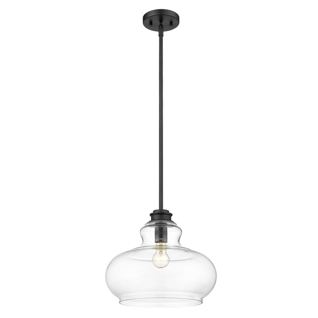 Torrel Matte Black Single Light Pendant Light Fixture Home Decor > Lighting > Ceiling Lights > Pendant Lights TriadCommerceInc