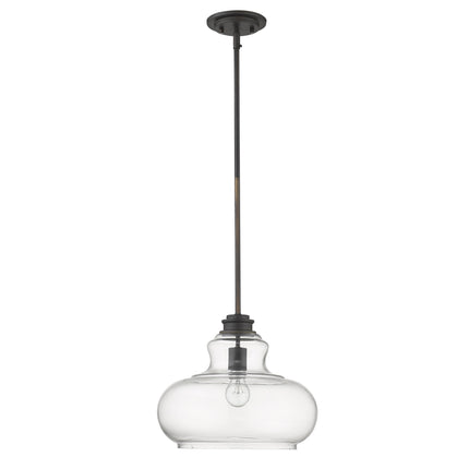Torrel Oil Rubbed Bronze 1-Light Pendant Light Fixture Home Decor > Lighting > Ceiling Lights > Pendant Lights TriadCommerceInc
