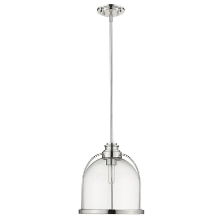 Stanton 1-Light Polished Nickel Pendant Light Fixture Home Decor > Lighting > Ceiling Lights > Pendant Lights TriadCommerceInc Default Title