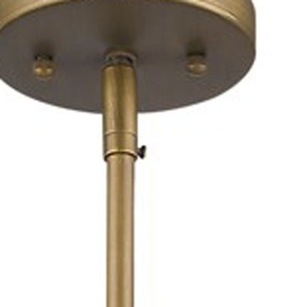Brushed Gold Metal Cage Hanging Light Pendants TriadCommerceInc   