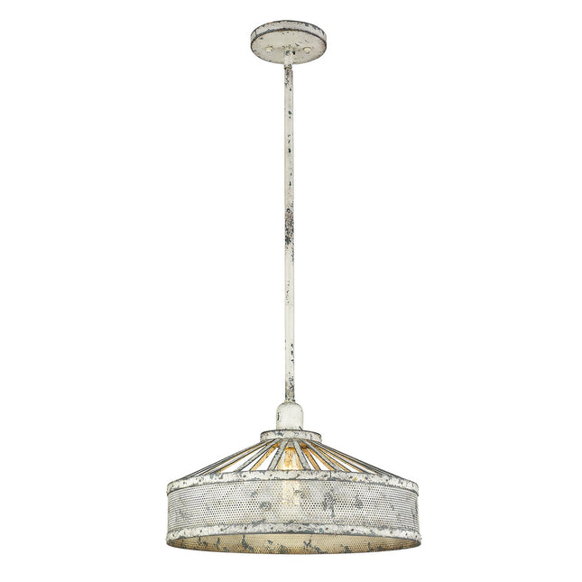 Iris 1-Light Aged Ivory Pendant Home Decor > Lighting > Ceiling Lights > Pendant Lights TriadCommerceInc