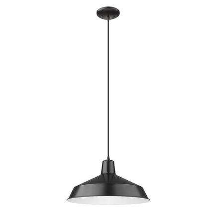 Industrial Matte Black Hanging Pendant Light Fixture Home Decor > Lighting > Ceiling Lights > Pendant Lights TriadCommerceInc Default Title
