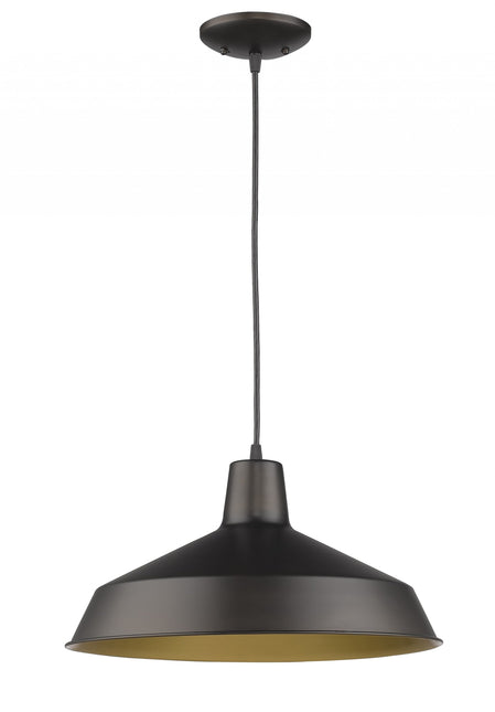 Industrial Brushed Bronze Hanging Pendant Light Fixture Home Decor > Lighting > Ceiling Lights > Pendant Lights TriadCommerceInc