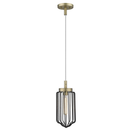 Gold and Black Metal Cage Pendant Light Fixture Home Decor > Lighting > Ceiling Lights > Pendant Lights TriadCommerceInc