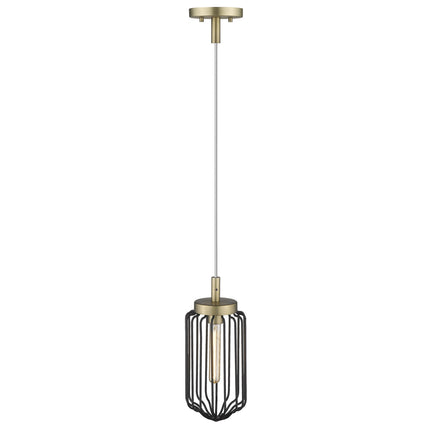 Gold and Black Metal Cage Pendant Light Fixture Home Decor > Lighting > Ceiling Lights > Pendant Lights TriadCommerceInc