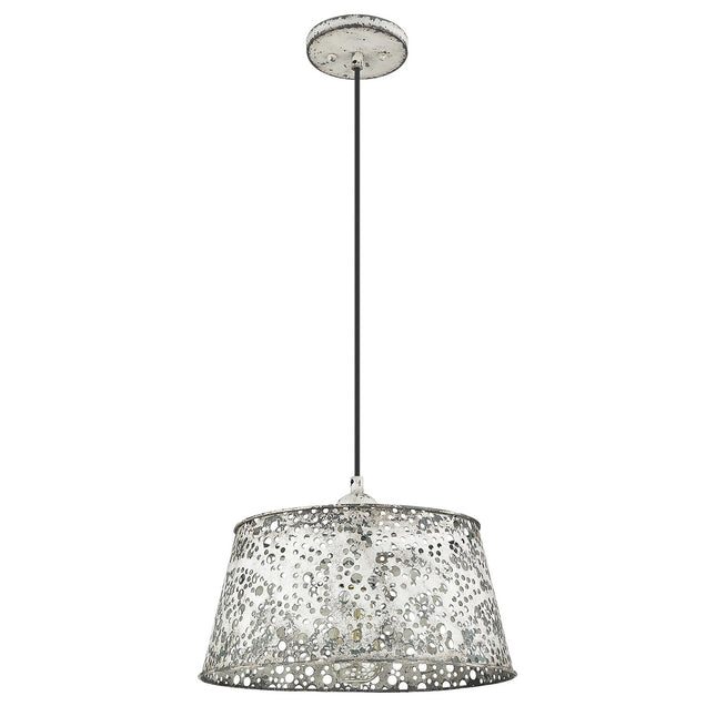Iris 1-Light Aged Ivory Pendant Home Decor > Lighting > Ceiling Lights > Pendant Lights TriadCommerceInc Default Title