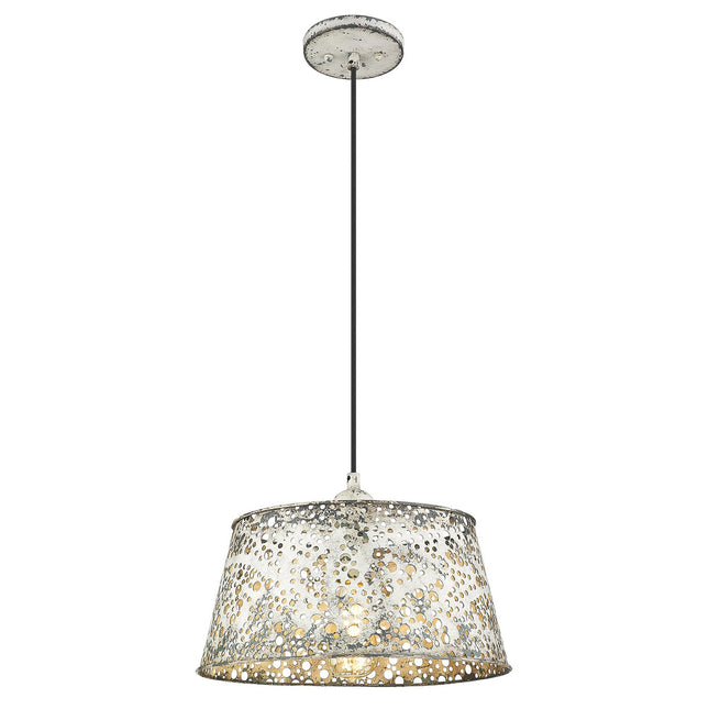 Iris 1-Light Aged Ivory Pendant Home Decor > Lighting > Ceiling Lights > Pendant Lights TriadCommerceInc