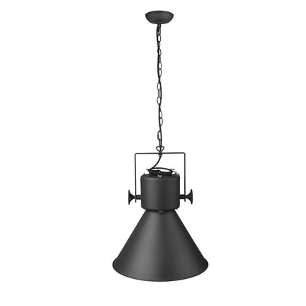 Crew Matte Black 1-Light Adjustable Pendant Light Home Decor > Lighting > Ceiling Lights > Pendant Lights TriadCommerceInc Default Title