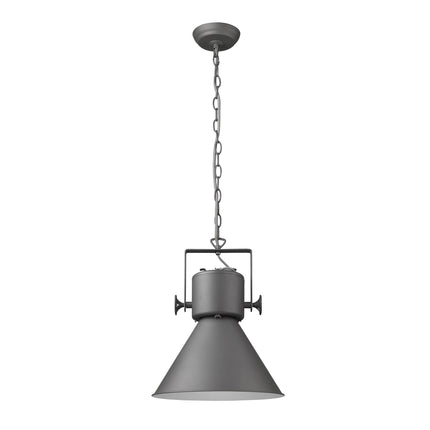 Crew Gray Adjustable Cone Pendant Light Home Decor > Lighting > Ceiling Lights > Pendant Lights TriadCommerceInc Default Title