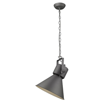 Crew Gray Adjustable Cone Pendant Light Home Decor > Lighting > Ceiling Lights > Pendant Lights TriadCommerceInc