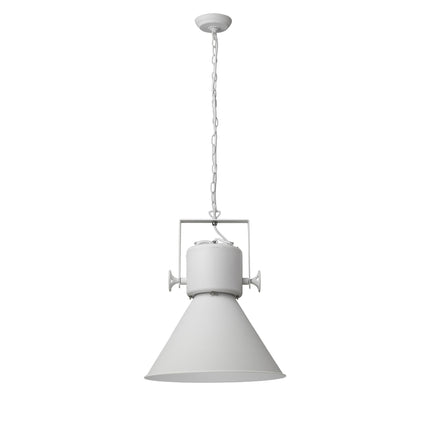 Crew White Adjustable Steel Pendant Light Home Decor > Lighting > Ceiling Lights > Pendant Lights TriadCommerceInc Default Title