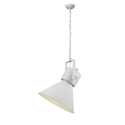 Crew White Adjustable Steel Pendant Light Home Decor > Lighting > Ceiling Lights > Pendant Lights TriadCommerceInc