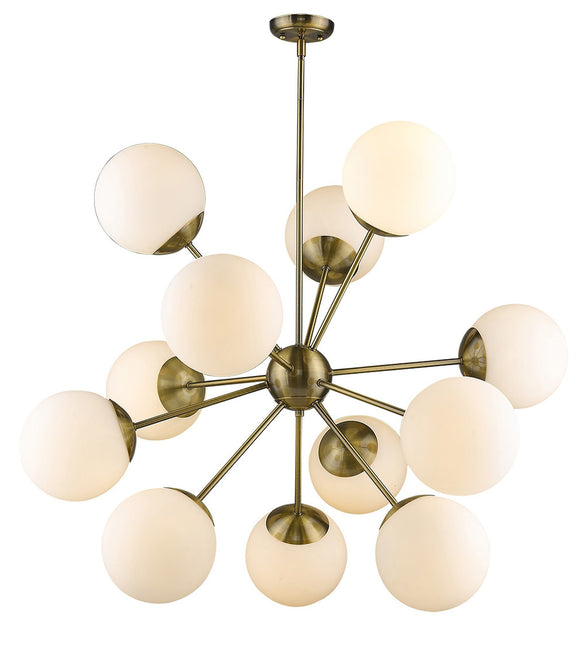 Solea 12-Light Antique Brass Chandelier Home Decor > Lighting > Ceiling Lights > Chandelier TriadCommerceInc