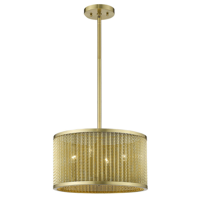 Basetti 4-Light Gold Convertible Pendant Home Decor > Lighting > Ceiling Lights > Pendant Lights TriadCommerceInc