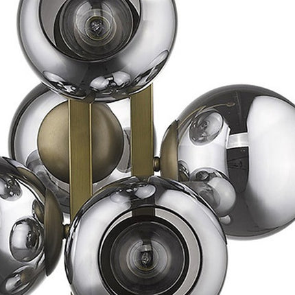 Lunette 6-Light Aged Brass Pendant Home Decor > Lighting > Ceiling Lights > Pendant Lights TriadCommerceInc