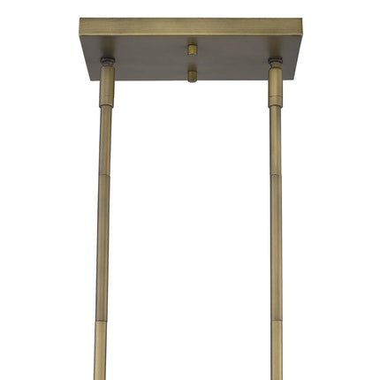 Lunette 10-Light Aged Brass Island Pendant Pendants TriadCommerceInc   
