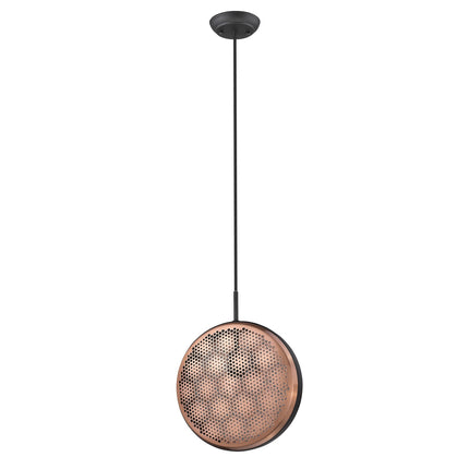 Tholos 1-Light Matte Black Pendant Pendants TriadCommerceInc Default Title  