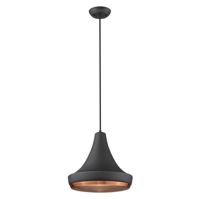 Tholos 1-Light Matte Black Pendant Home Decor > Lighting > Ceiling Lights > Pendant Lights TriadCommerceInc Default Title