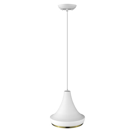 Tholos 1-Light White Pendant Pendants TriadCommerceInc   