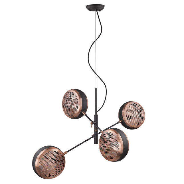 Tholos 4-Light Matte Black Pendant Home Decor > Lighting > Ceiling Lights > Pendant Lights TriadCommerceInc Default Title
