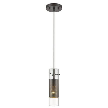 Glass Bronze Mesh Shade Pendant Light Modern Hanging Fixture Home Decor > Lighting > Ceiling Lights > Pendant Lights TriadCommerceInc