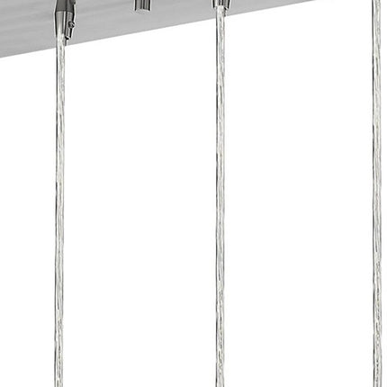 Scope 4-Light Brushed Nickel Pendant Double Glass and Mesh Shades Home Decor > Lighting > Ceiling Lights > Pendant Lights TriadCommerceInc