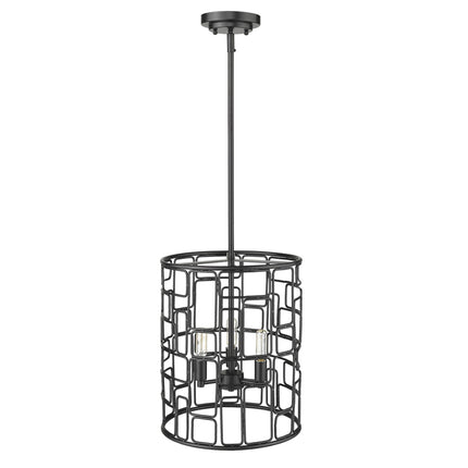 Amoret 3-Light Matte Black Convertible Pendant Home Decor > Lighting > Ceiling Lights > Pendant Lights TriadCommerceInc